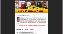 Desktop Screenshot of calicenseplates.com